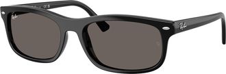 Ray-Ban RB2224F Asian Fit 601/B1 Mens Sunglasses Black Size 57