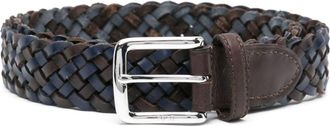 Polo Ralph Lauren braided belt - men - Metal/Leather - 32 - Blue