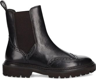 GANT Stivali Chelsea con dettaglio brogue - Nero