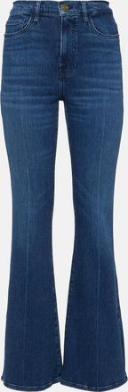 Frame Denim Le Easy Flare high-rise flared jeans