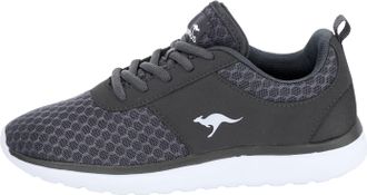 Kangaroos Sneaker KANGAROOS, Damen, Gr. 40, grau (anthrazit), Synthetik, Textil, Schuhe Sneaker