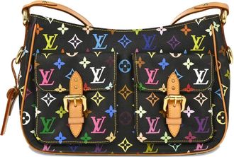 Louis Vuitton x Takashi Murakami Borsa a spalla Lodge PM 2006 - Nero