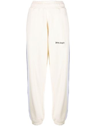 Palm Angels logo-print track pants - Neutrals
