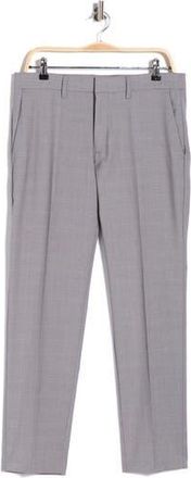 Kenneth Cole Reaction Plaid Plain Weave Pants in Light Grey at Nordstrom Rack, Size 36 X 32