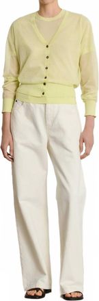 SOEUR Etreat Cardigan In Yellow