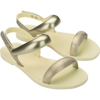 Melissa Eclipse Slingback Sandal in Beige/Gold at Nordstrom Rack, Size 10