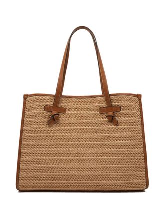 Gianni Chiarini Geweven shopper - Beige