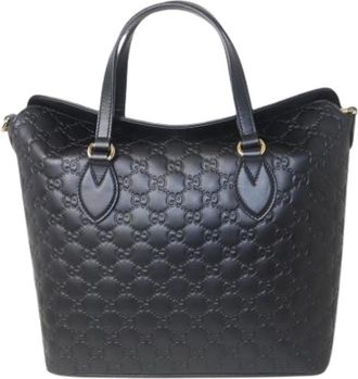 Gucci Pre-owned Tote Bags, female, Black, Size: ONE SIZE Pre-owned Vintage Tote Bag