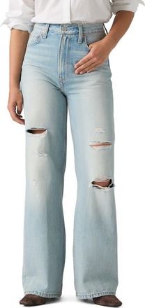 Levi's Ribcage Ripped High Waist Wide Leg Jeans in Set Up at Nordstrom, Size 26 X 32