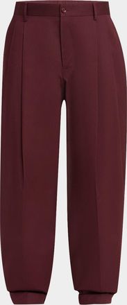Dolce & Gabbana Mens Double-Pleated Amphora Pants