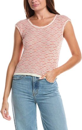 Max Studio Cap Sleeve Scoop Neck Sweater