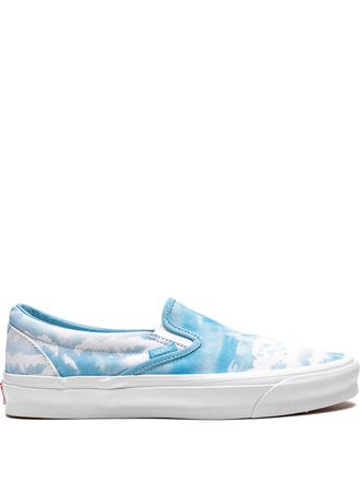 Vans x Kith OG Classic Slip-On Clouds sneakers - unisex - Leather/Canvas/Canvas/Rubber - 9 - Blue