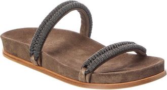 Brunello Cucinelli Suede Sandal