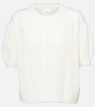 Lisa Yang Kenzie cable-knit cashmere and silk sweater