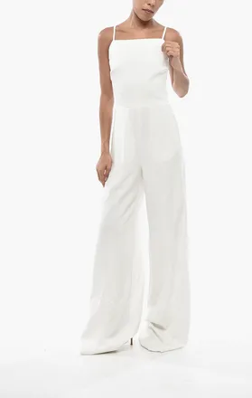 Max Mara Wide-Leg Jumpsuit ELVY With Braided Back Straps Max Mara