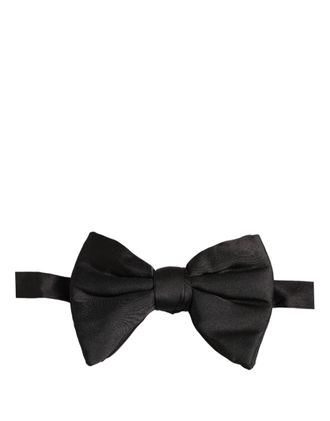 Dolce & Gabbana Silk Bow Tie - Black