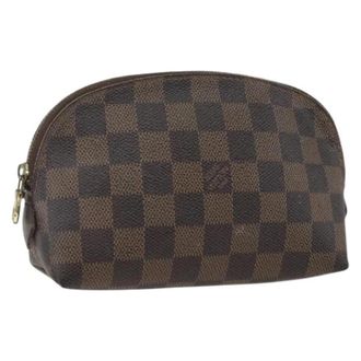 Louis Vuitton Pre-owned Vintage Canvas Clutch - Dames - Vintage Clutch - Bruin - ONE Size - Vintage