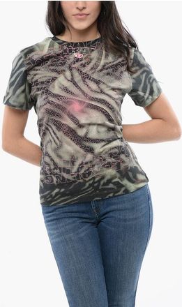 Diesel RED TAG Tie Dye Effect T-REGS-N6 Crew-neck T-shirt size Xl