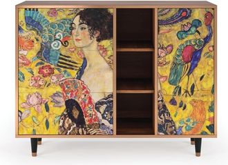 StoryZ Aparador amarillo 3 cajones y 1 puerta L 125 cm