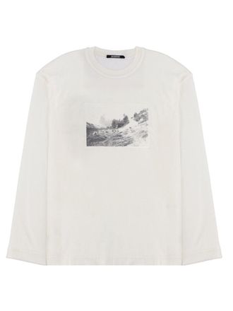 Jacquemus White Photographic Print Cotton T-Shirt