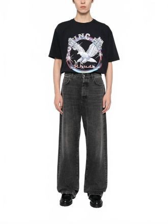 Rhude Notting Hill Eagle Tee In Black