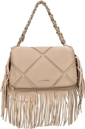 La Carrie Tassen, Dames, Beige, ONE Size, Leer, La Carrie Zakken. Beige