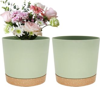 OEM Maceta De Pl&aacute;stico, Mini Contenedor De Flores - Verde