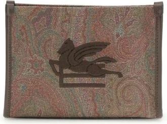 Etro Etro, Cross Body Bags, female, Brown, Size: ONE SIZE Bos Taurus Shoulder Bag