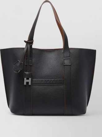 Hogan small grained leather shoulder bag