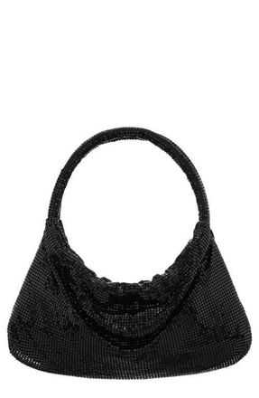 Nina Joyce Mesh Top Handle Bag in Black at Nordstrom