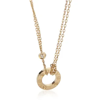 Cartier Pre-Owned Cartier Yellow Gold Diamond Love Necklace