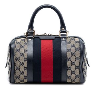 Gucci Pre-owned Gucci Small GG Canvas Web Joy Boston Bag Ladies GLF66DM4G7A8E1Q8