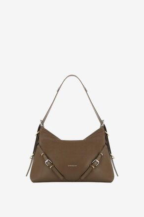 Givenchy Schultertasche aus genarbtem Leder Voyou Medium