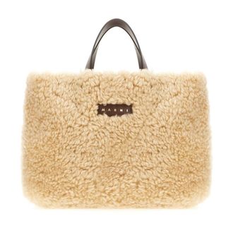 Marni Dames, Tassen, Beige, Maat: ONE Size