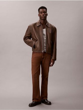 Calvin Klein Jeans Calvin Klein Mens Bootcut Jeans - Brown - 36W x 30L