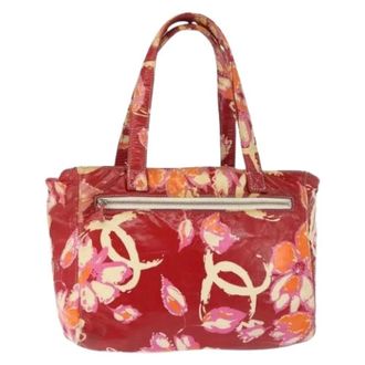 Chanel Pre-owned Tote Bags, female, Red, Size: ONE SIZE Pre-owned Vintage Tote Bag