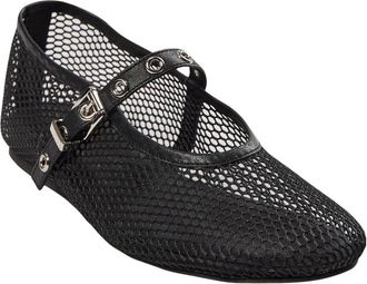 Sofie Schnoor Zwarte Ballerina Schoenen met Netkwaliteit - Dames - Ballerinas - Zwart - 39 EU - Leer - Schoenen