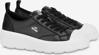 Love Moschino Sneakers in vitello - Nero