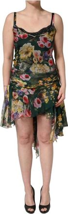 Dolce & Gabbana Mouwteloze Mini Jurk - Dames - Korte kleedjes - Veelkleurig - S - Kleedjes