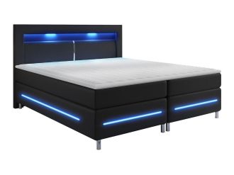 Mirjan24 Mobilier1 - Cama Continental Nashville 109, Blando 100, Continental, Doble, 140x200, Cuero Ecol&oacute;gico, Somieres, 140x210x115cm, Led