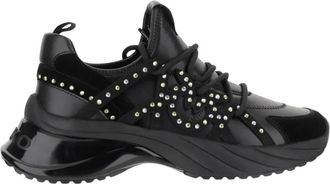 Pinko Ariel 28 Sneaker - Dames - Sneakers - Zwart - 39 EU - Leer - Schoenen
