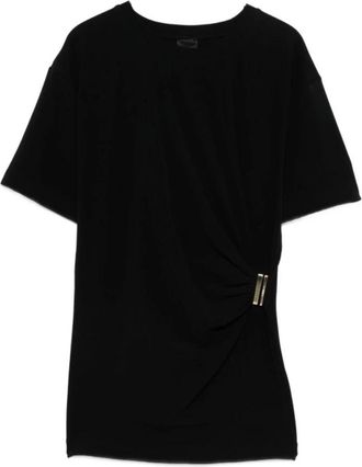 Pinko Mary T-shirt - Dames - T-shirts - Zwart - L - Katoen - Tops