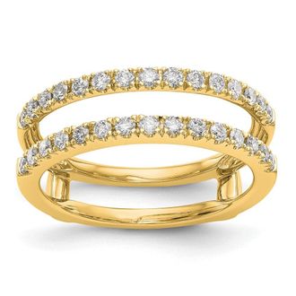 Diamond2Deal 14k Gold Lab Grown Diamond Wedding Band Ring 1/2Ct Clarity- VS Color- D-E