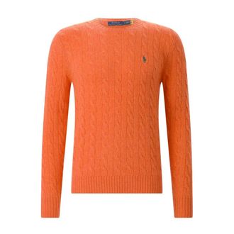 Polo Ralph Lauren Heren, Truien, Oranje, Maat: XL Wol