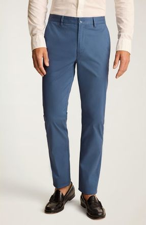 Bonobos Flat Front Stretch Cotton Herringbone Chinos in Vintage Indigo at Nordstrom Rack, Size 30 X 32
