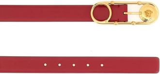 Versace Gürtel - Safety Pin Belt - Gr. 85 - in Rot - für Damen