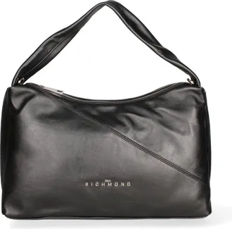 John Richmond Bolso de hombro de piel - Bags - Mujer - Negro - ONE SIZE