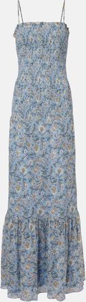 Veronica Beard Clem floral cotton and silk maxi dress