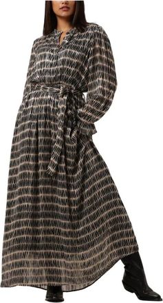 Notre-V Mini Jurk Elaine - Dames - Maxi kleedjes - Zwart - S - Kleedjes