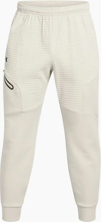 Under Armour Mens Unstoppable Closed Hem Fleece Joggers - White - Size: 35/34/32